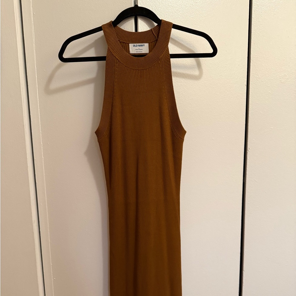 Old Navy Brown Midi Dress